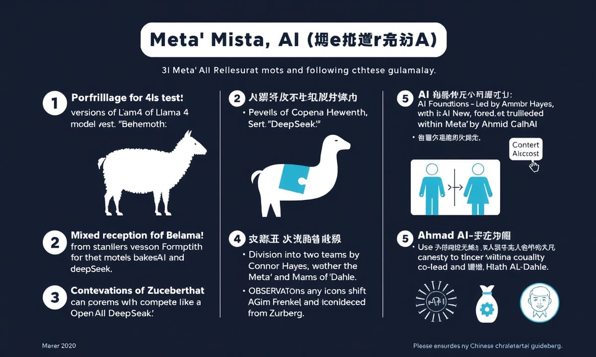 『巨獸』模型難產!祖克柏在害怕OpenAI還是中國DeepSeek?